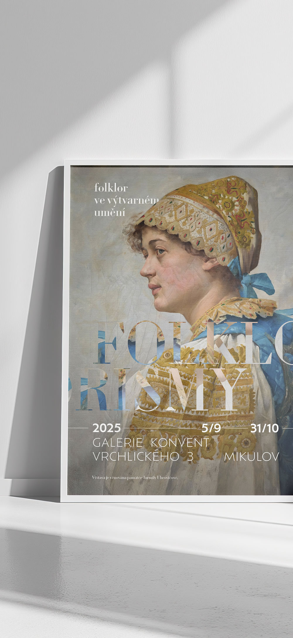 Plakát na výstavu FOLKLORISMY